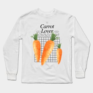 Carrot Lover - Root Vegetables Long Sleeve T-Shirt